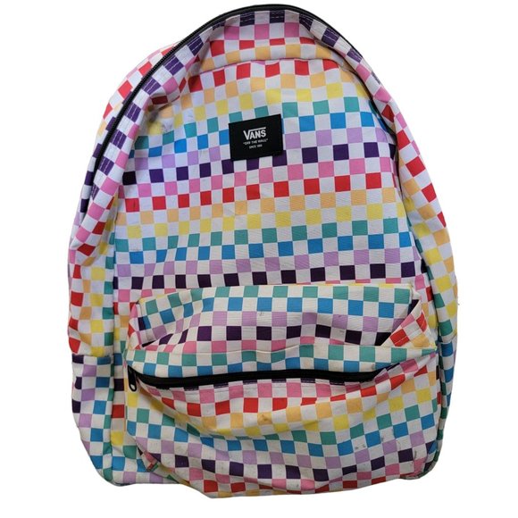 VANS Old Skool III Rainbow Checkerboard Backpack Casual School Outdoors main image 10